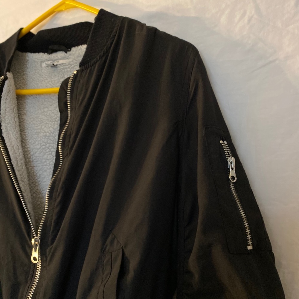 Black Bomber Jacket